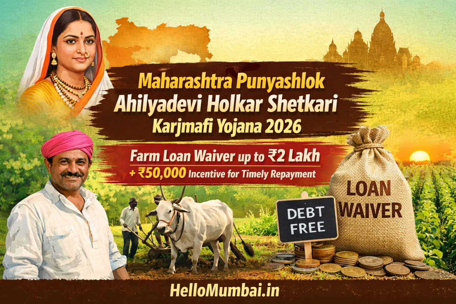 Maharashtra Punyashlok Ahilyadevi Holkar Shetkari Karjmafi Yojana 2026