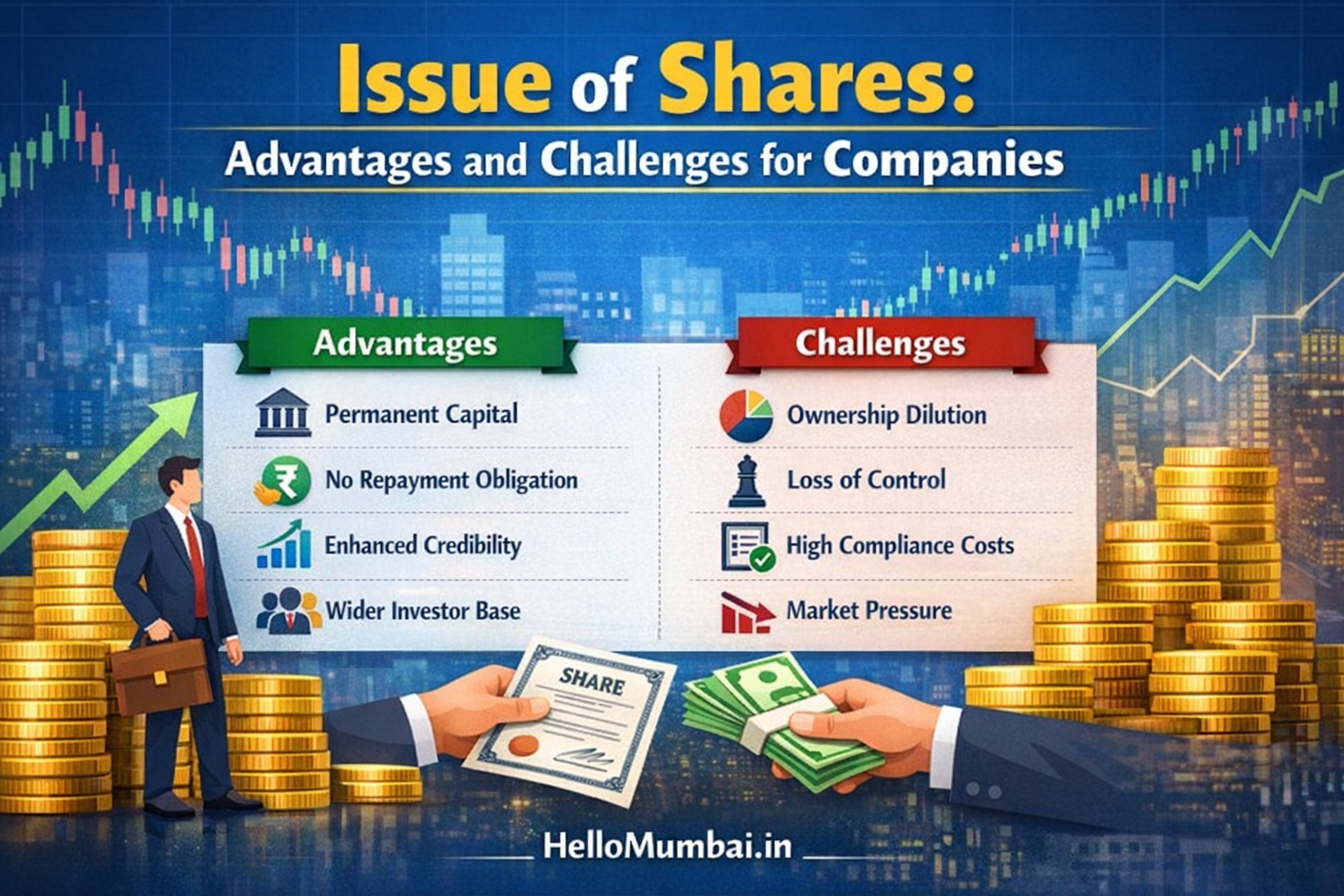 Issue of Shares: Advantages and Challenges for Companies