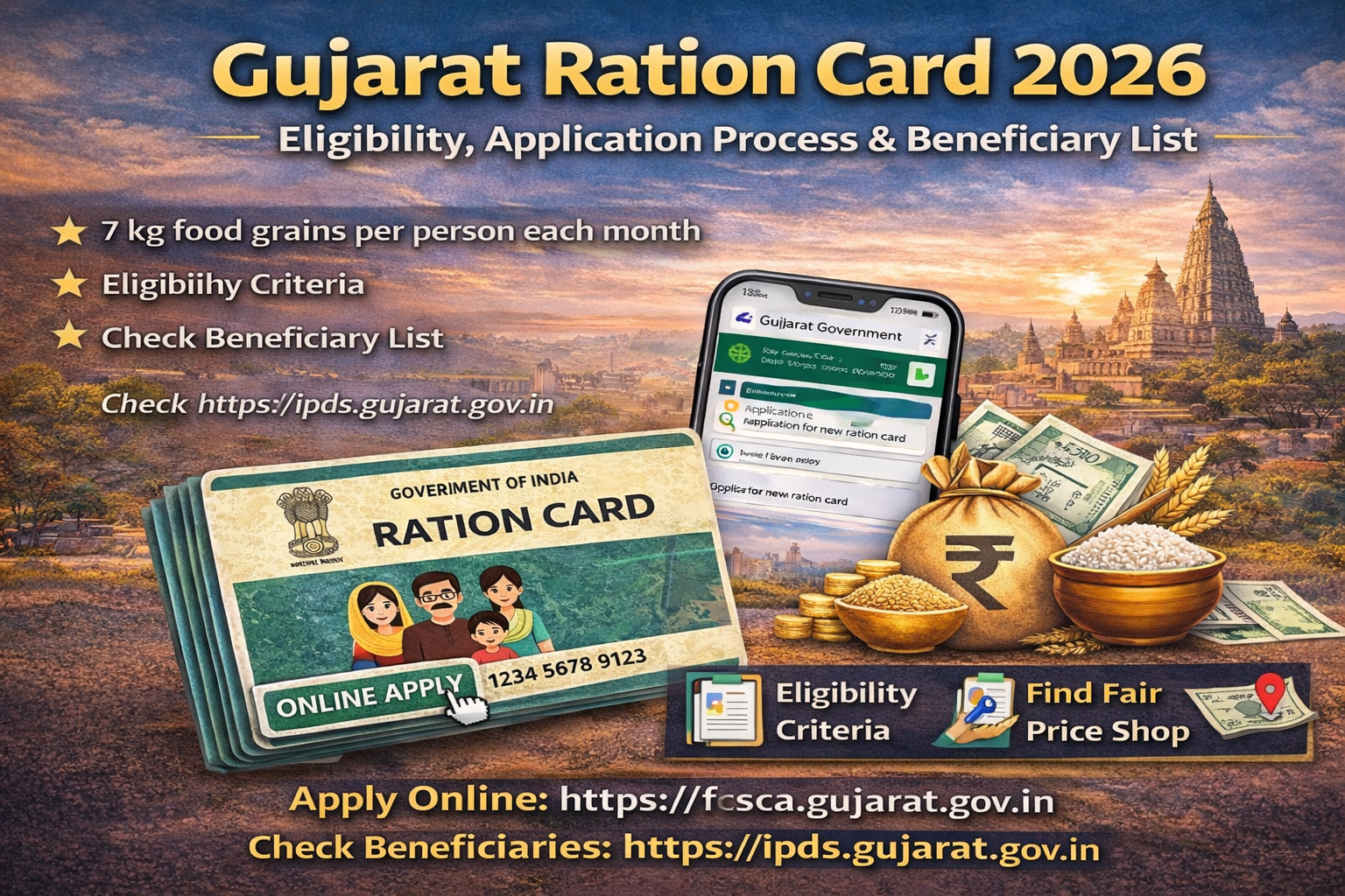 Gujarat Ration Card 2026